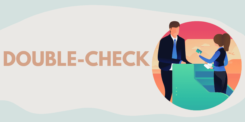 Double-Check - Usage & Meaning